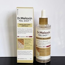 NEW Dr.Melaxin Peel Shot Glow White and Black...