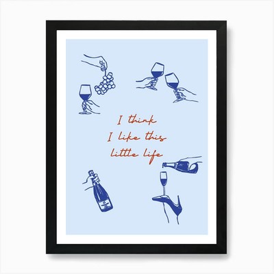 Boho Food 13 Little Life Kunstdruck gerahmt Wandbild Poster Leinwanddruck Bild