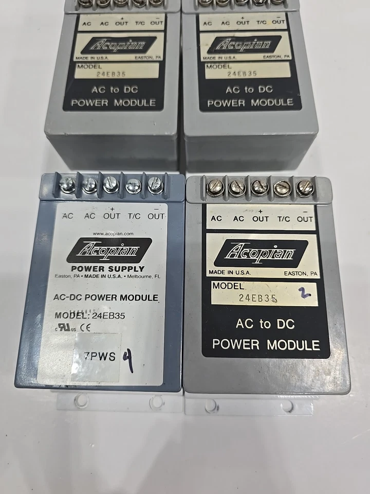 Модули питания Acopian 24 В переменного тока на постоянный ток модель 24EB35 — протестирован лот из 6 - Изображение 2 из 4