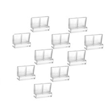 10PCS/Set Transparent Acrylic Bracket Aquarium Glass Cover Holder Accessories