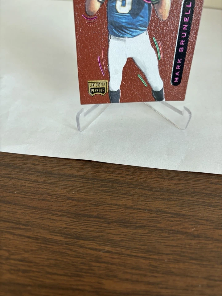 1996 Playoff Contenders Leather Mark Brunell #90 - Image 2 of 4