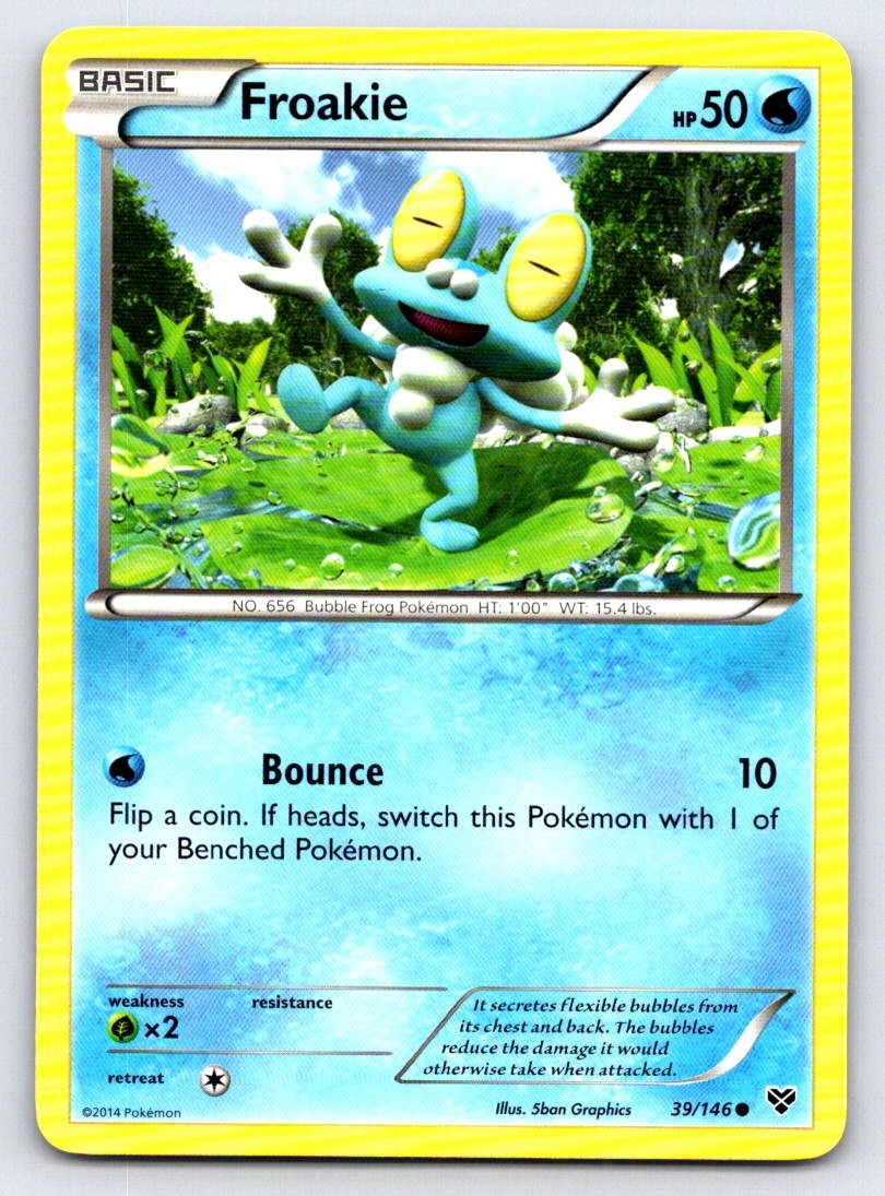 Froakie 39/146 Common XY Pokemon Near Mint
