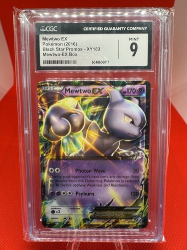 Mewtwo-EX graded CGC 9 for sale on eBay
