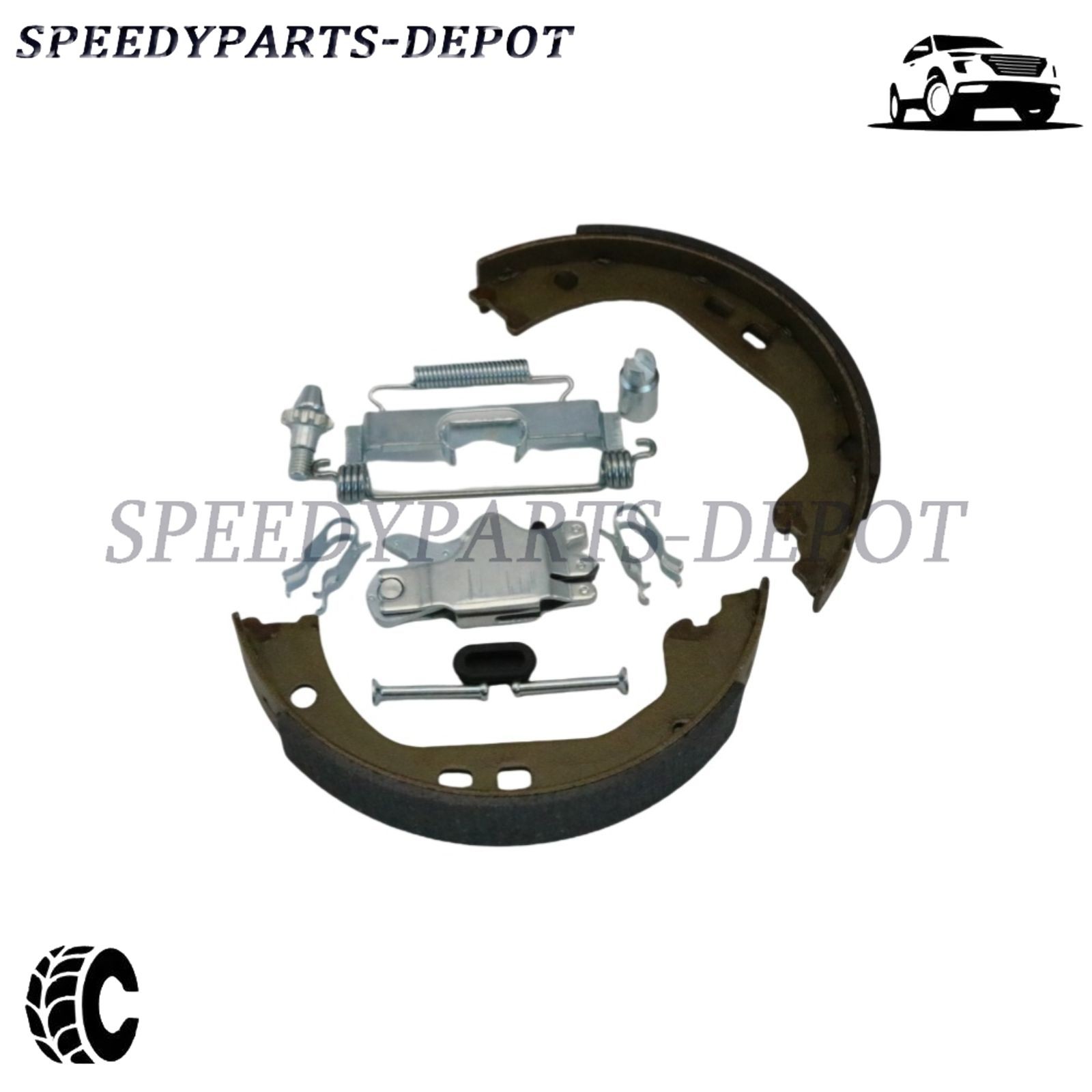 Fits for Maserati Ghibli Quattroporte Parking Brake Shoes & Accessory Fastener