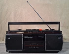 Emerson Model CTR911C Compact Boombox AM/FM Stereo Radio Cassette  1980s WORKS✅️