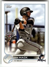 2022 Topps Pro Debut #PD-159 Joe Mack FCL Marlins Baseball
