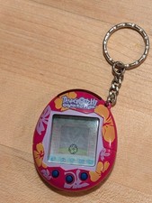 Tamagotchi Connection V2, Magenta with Flowers, 2004 Bandai Working