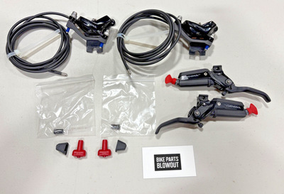 SRAM Code Silver Stealth Disc Brake and Lever. Front and Rear. No