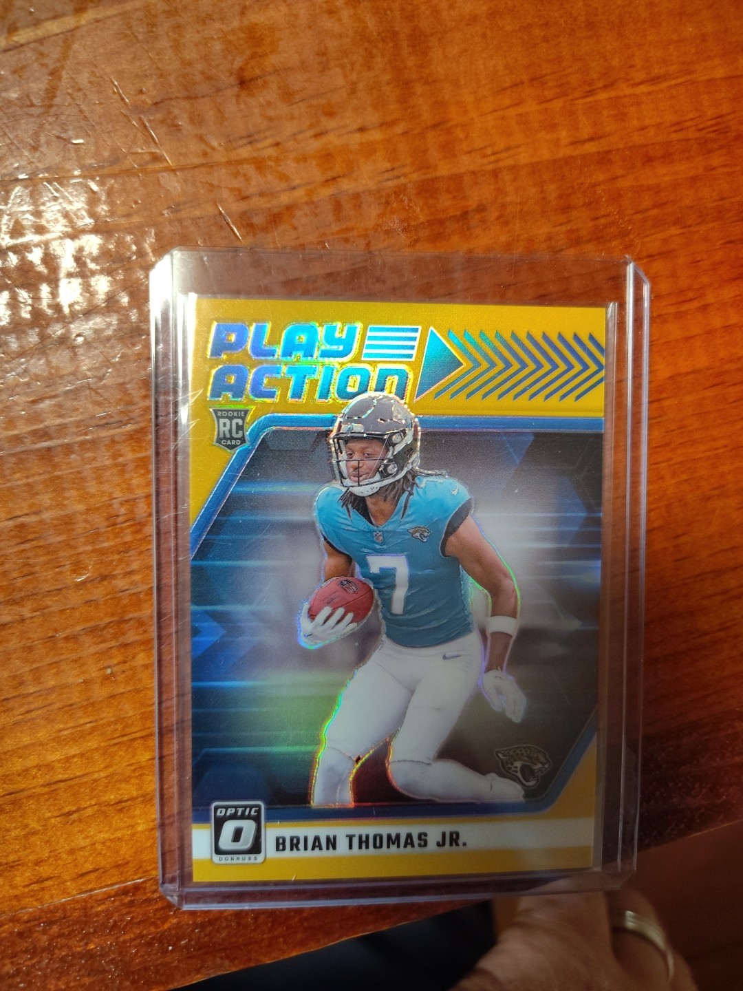 2024 Panini Donruss Optic - Play Action Brian Thomas Jr. #7 (RC) Gold /10