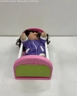 Vintage Cabbage Patch Kids Doll In Crib