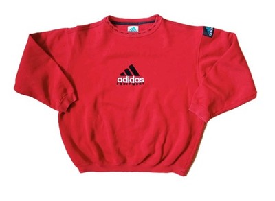 Adidas Equipment Vintage 90s Sweater Pullover Sweatshirt rot EQT D7 L/XL