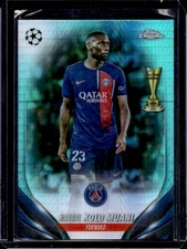 Randal Kolo Muani 2023-24 Topps Chrome UEFA Club Competitions #70 Aqua Prism