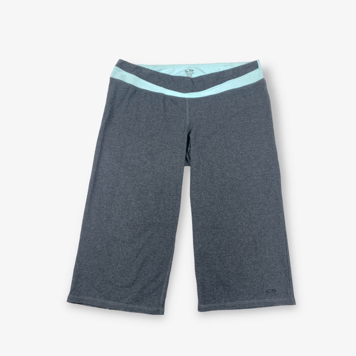 Vintage CHAMPION Capri Jogging Bottoms Grey XL