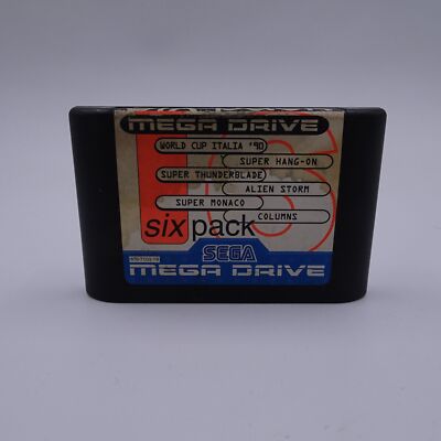 SEGA Mega Drive Six Pack PAL Spiel Game Modul Thundeblade Hang on Columns