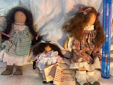 3 Vintage Ladie And Friends Inc 1989 Lizzie High Wood Doll Collectible- daBOX 10