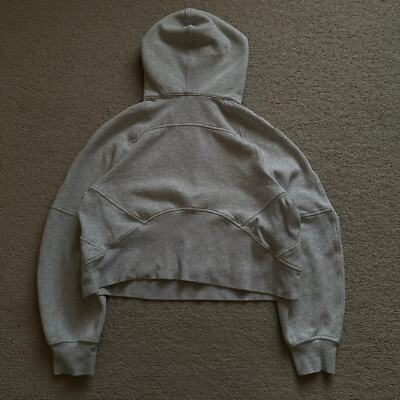 Lululemon LW3DUSS Scuba Oversized Half-Zip Hoodie in Grey | M/L | eBay