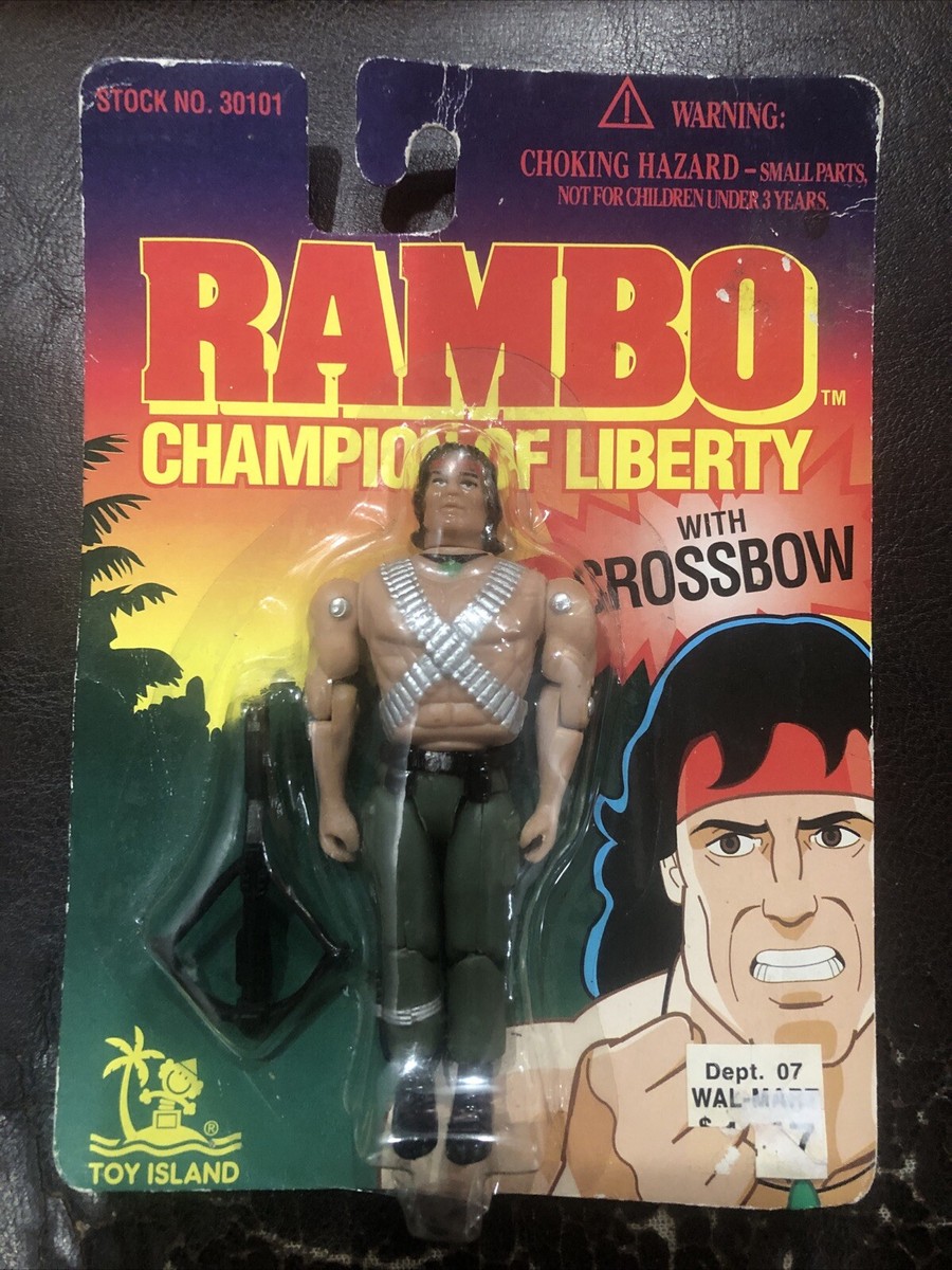 トイアイランド ランボー フィギュアセット 90s NEW🔥1995 Toy Island RAMBO Champion Of Liberty FACTORY SEALED