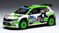 Ixo 1/43 Skoda Fabia Evo 21 Mikkelsen Rally Estland 2022 Statisches Modell