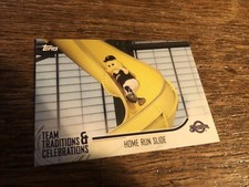 2018 Topps Opening Day Team Traditions Home Run Slide Brewers HS