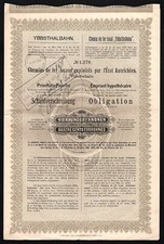 1902 Wien, &Ouml;sterreich: Ybbsthalbahn Priorit&auml;tsanleihe - 400 Kronoen