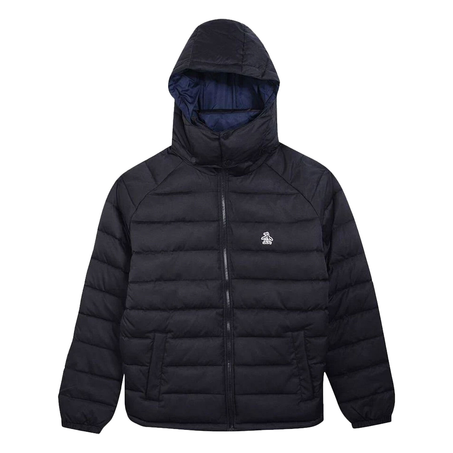 Original Penguin Mens Puffer Jacket LTWT Delta Light Padded Full Zip Outwear