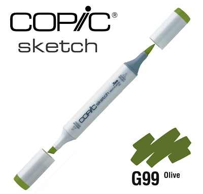 Marqueur à l'alcool Copic Sketch G99 Olive