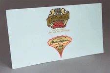 PRE CUT WATER SLIDE DECAL EDISON  MUSIC MASTER CYGNET WOOD HORN PHONOGRAPH