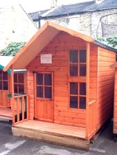 Children's Wooden Playhouse - 2 Storey Fantasia - Fully T&G Outdoor Wendy house 