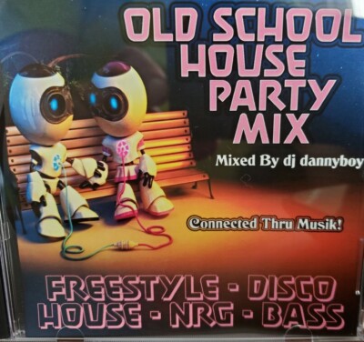 Old School House Party Mix CD Freestyle Disco House Dj Mix Disco Bass