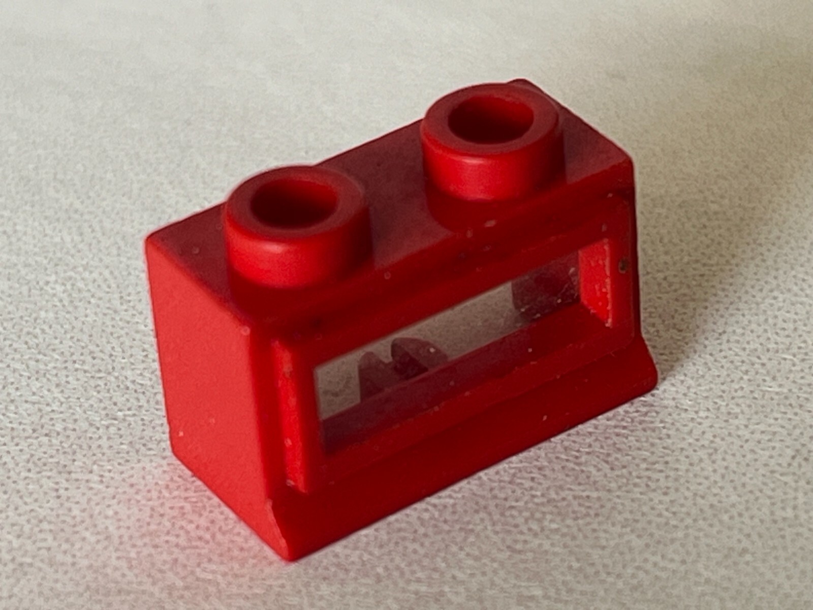Fenetre rouge LEGO VINTAGE red window ref 27c01 - 27cc01 / Set 181 180 365 353..