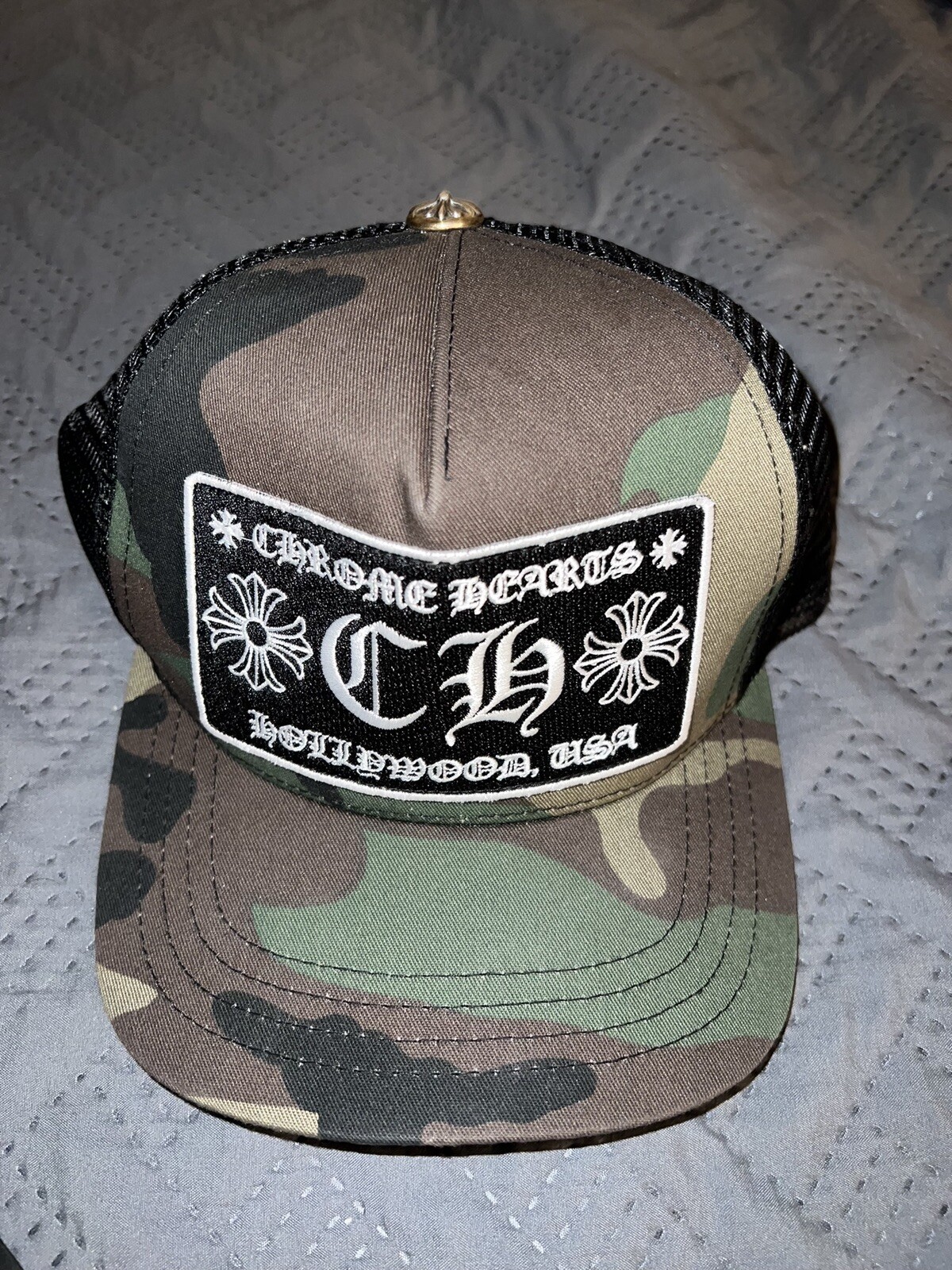 camo chrome hearts hat