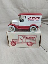 ERTL Lennox 1923 Half Ton Truck Piggy Bank 9378 Metal Die Cast