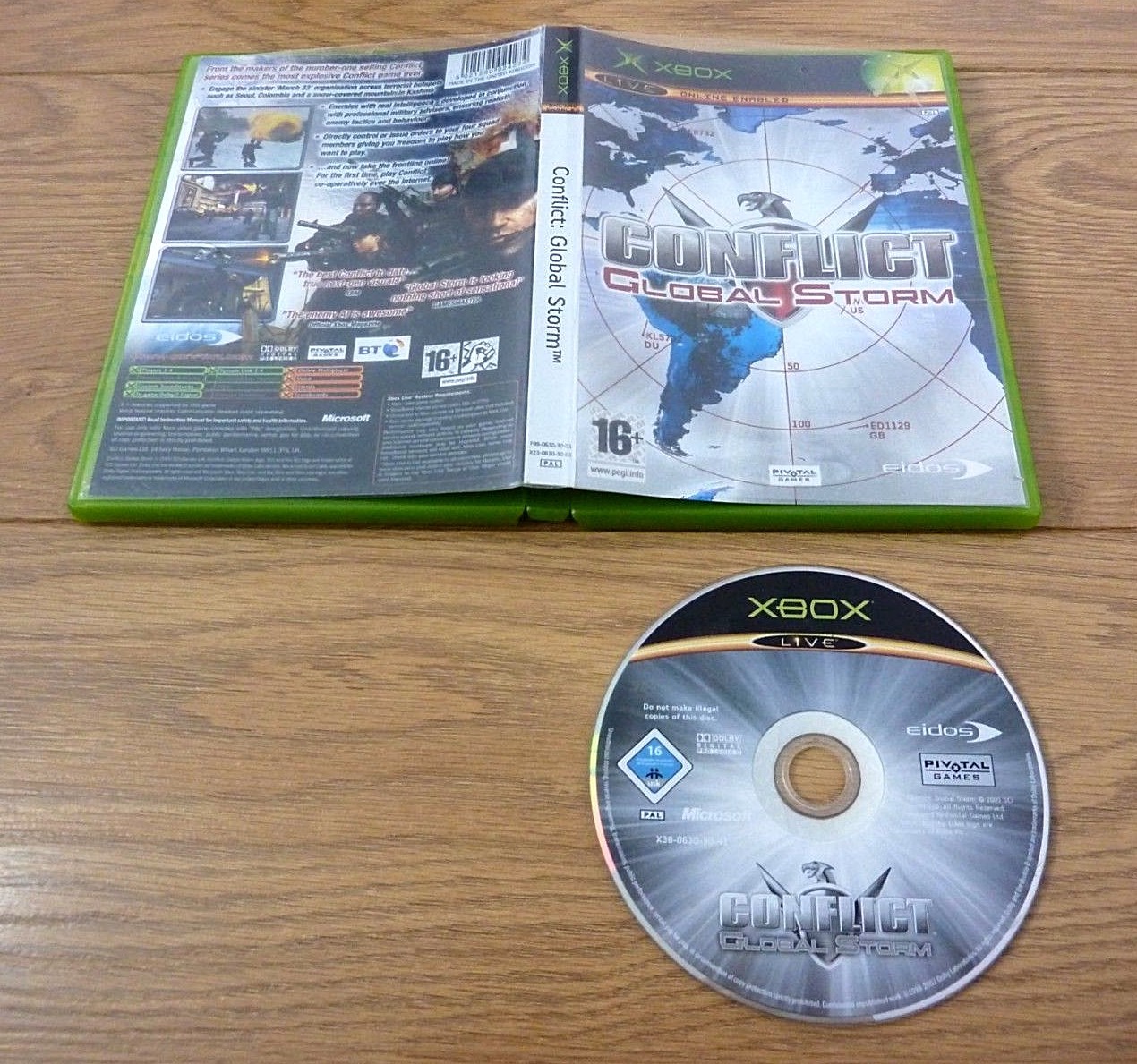 Conflict Global Storm for Xbox Original UK PAL Region 2