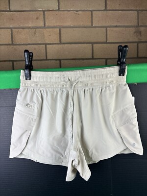 Layer 8 Ladies Lightweight Mandy Woven Hiking Shorts Size L Silverlining