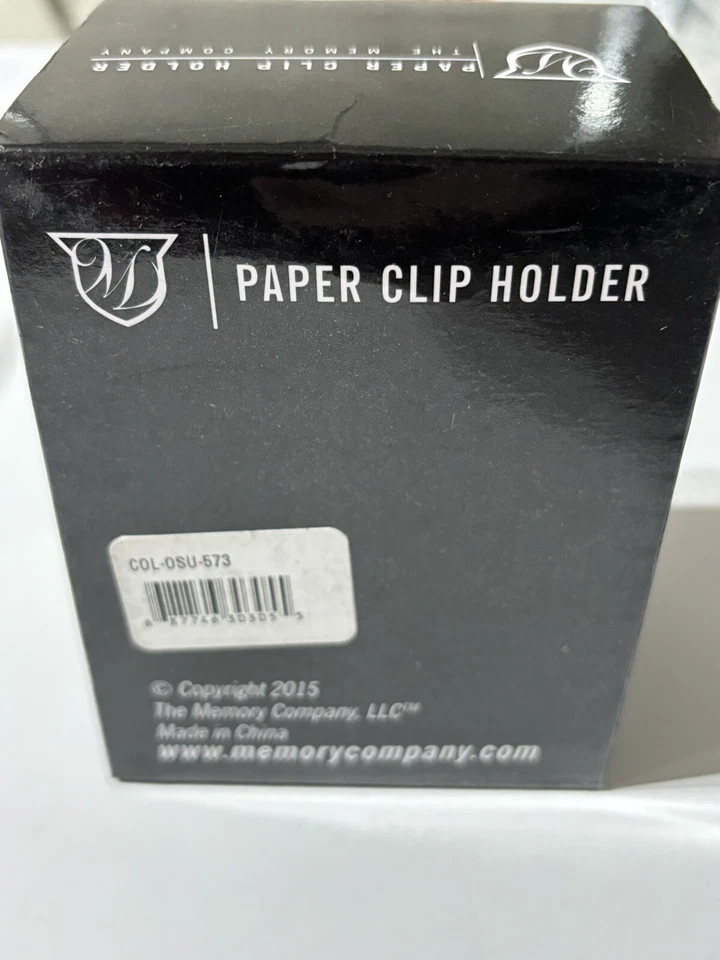 Soporte para clip de papel de madera de la Universidad de Oklahoma de The Memory Company Foto 3 de 3