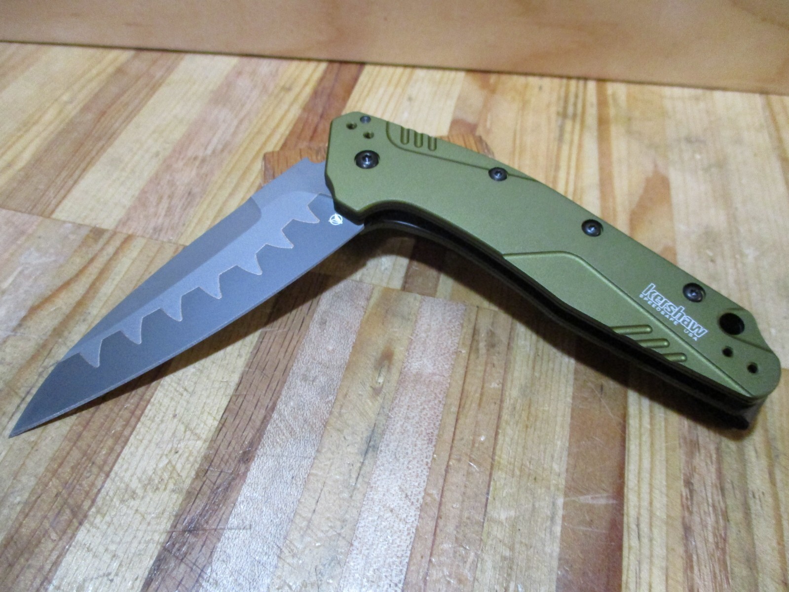 New (No Box) Kershaw A/O Dividend 1812OLCB Blem Folding Pocket Knife