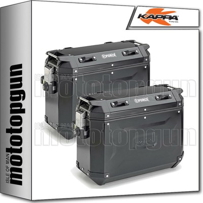 KAPPA SIDE CASE KFR37B K'FORCE ALUMINUM BLACK MONOKEY