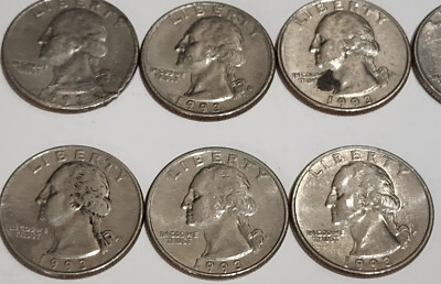 アメリカ クォーター コレクション LOT OF 7 ALL 1993 QUARTERS 25 CENTS US USA COINS Collection