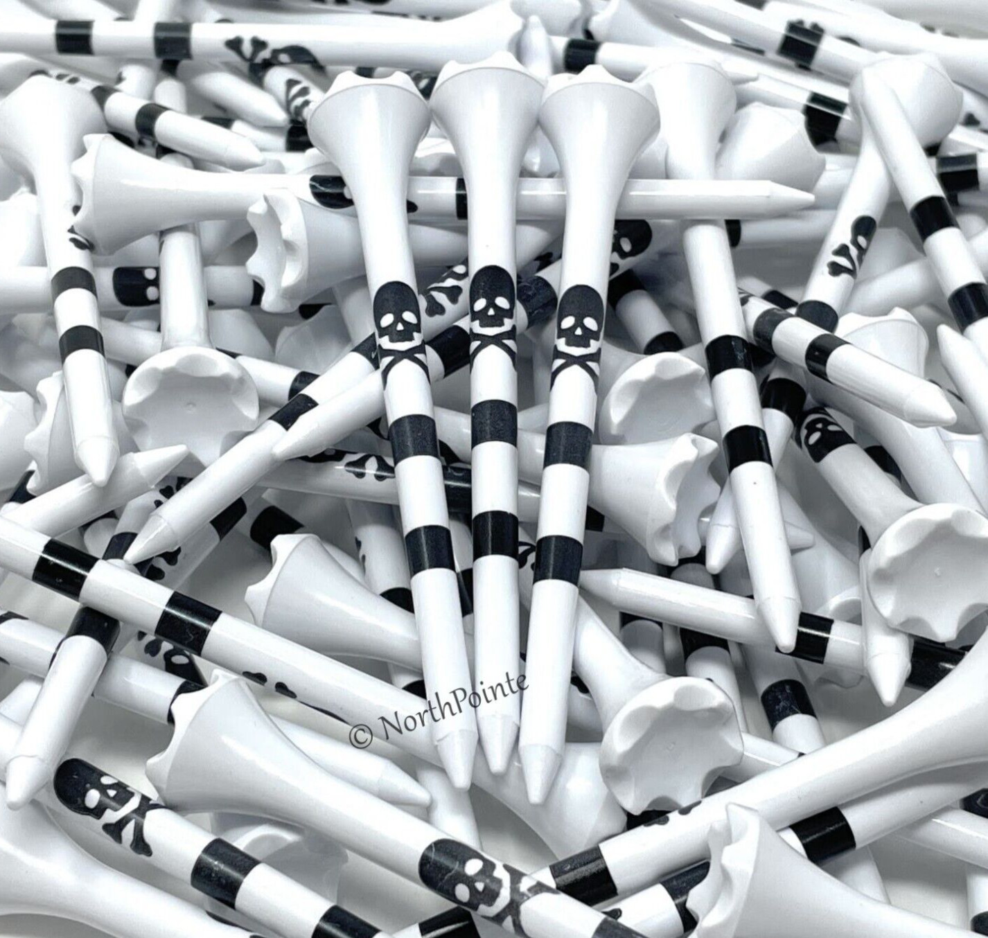 Tees Plastic  3 1/4" ~ 100 Tees In Bulk