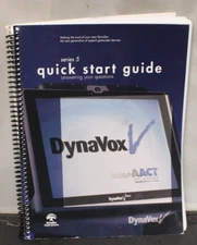 DynaVoxV Series 5 Quick Start Guide With 6 CD's 2010 Mayer-Johnson