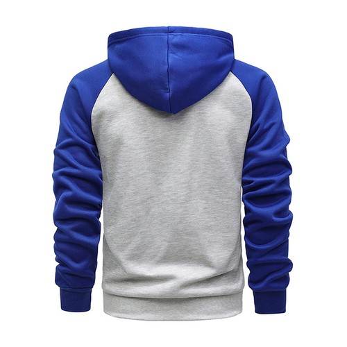 Herren Langarm Athletisch Hoodies Sweatshirt Reißverschluss Sport Pullover Hoodie Jacke - Bild 11 von 18
