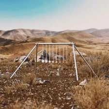 NP550 Steel 8 Spinning Targets & Gun Targets Stand Kit Target for .22 Rimfire