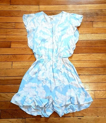 floral chiffon playsuit
