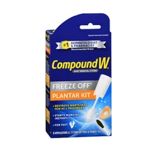 Compound W Freeze Off Plantar Wart Removal System Disposable Applicators 8 each
