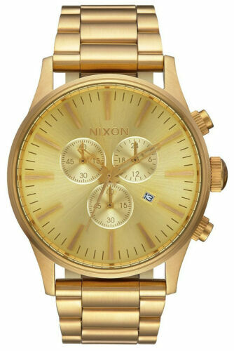 Montre Homme Nixon Cardiff 44 Mm Acier Inoxydable - Réf A952001-00 - Neuf Avec étiquettes