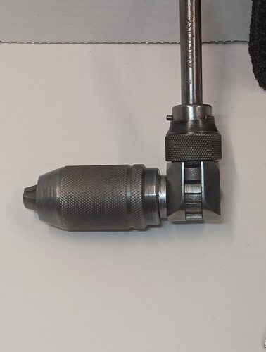 VINTAGE BRACE BIT STRUMENTO MANUALE MADE IN U.S.A. BUONE CONDIZIONI CON 2 BIT. - Foto 5 di 11
