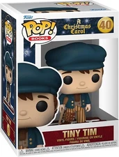NEW Funko Pop! Vinyl: A Christmas Carol - Tiny Tim #40 W/Box Protector