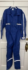 NEW Pro-Tuff Mens EMS Paramedic Coveralls Jumpsuit REFLECTIVE Visibilty L/S