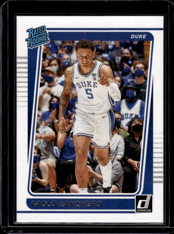 2022 Panini Chronicles Draft Picks #2 Paolo Banchero Donruss Rated Rookies