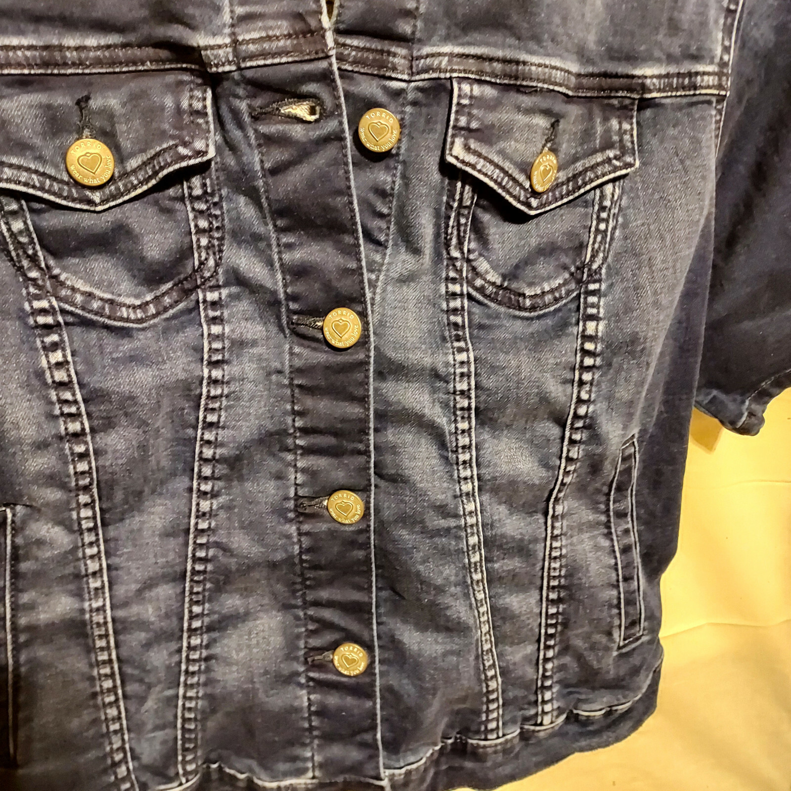 Купить Torrid Short Sleeve Denim Jacket 